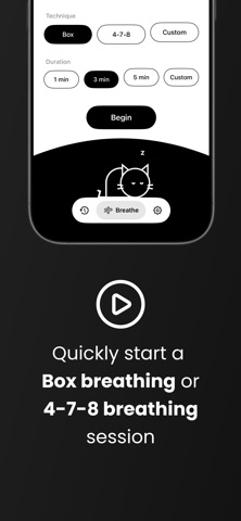 Breathing Exercises And A Cat screenshot