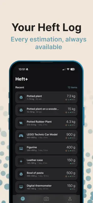 Heft - Estimate Weight AI screenshot 4