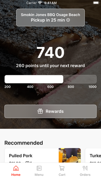 Smokin' Jones BBQ iPhone screenshot 1 - Food & Drink app
