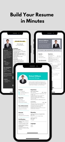 Resume Template - Make Resume iPhone screenshot