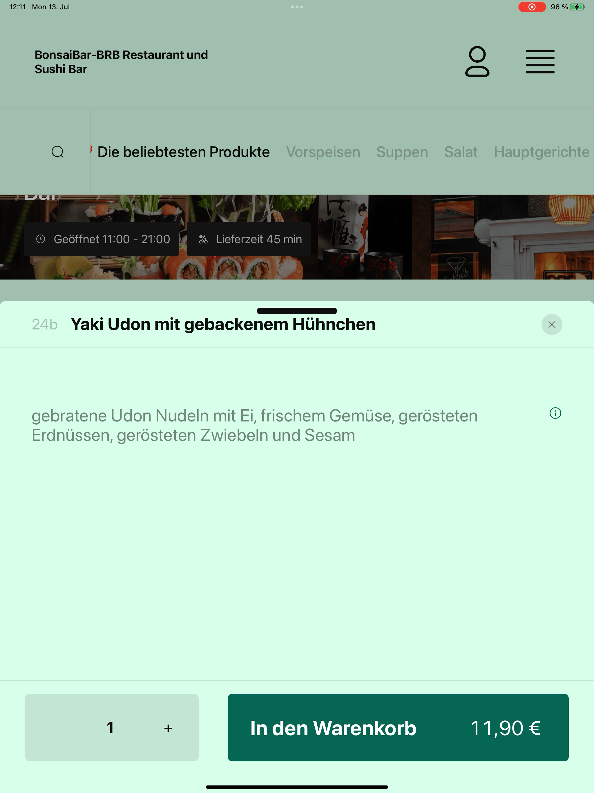 BonsaiBar-BRB Restaurant und S screenshot 15