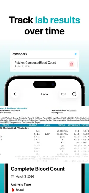 MyLabs: Health Records screenshot 2