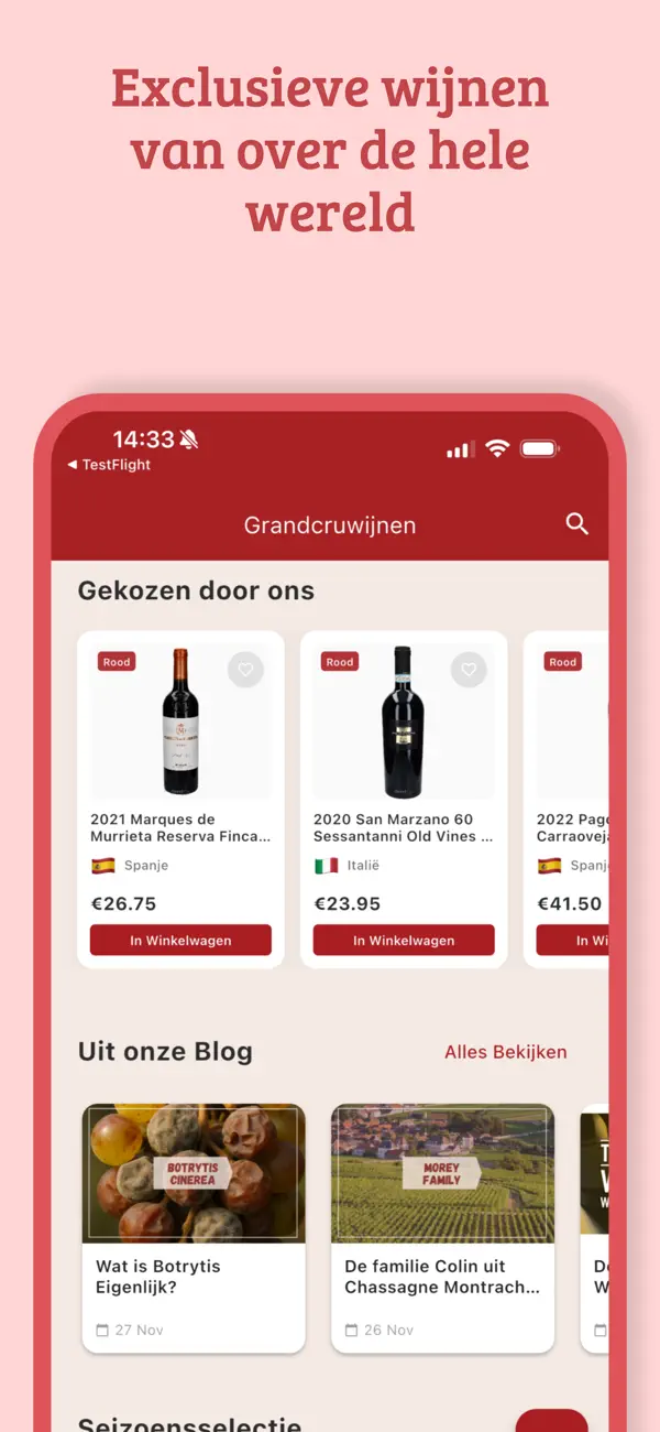 Screenshot #1 pour Grandcruwijnen