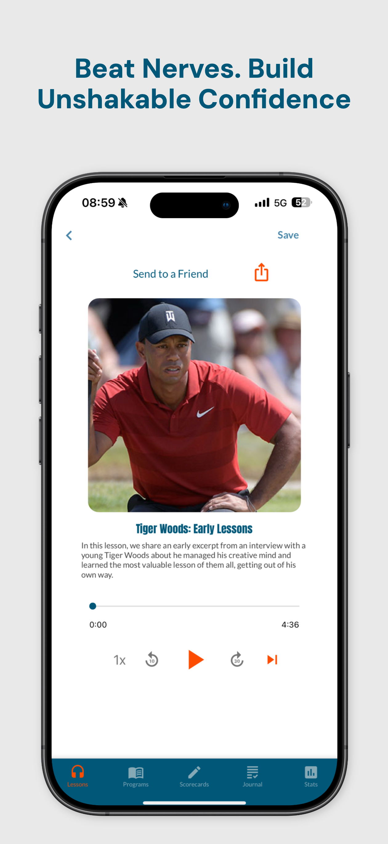 MIND CADDIE, Golf Mental Coach screenshot 4