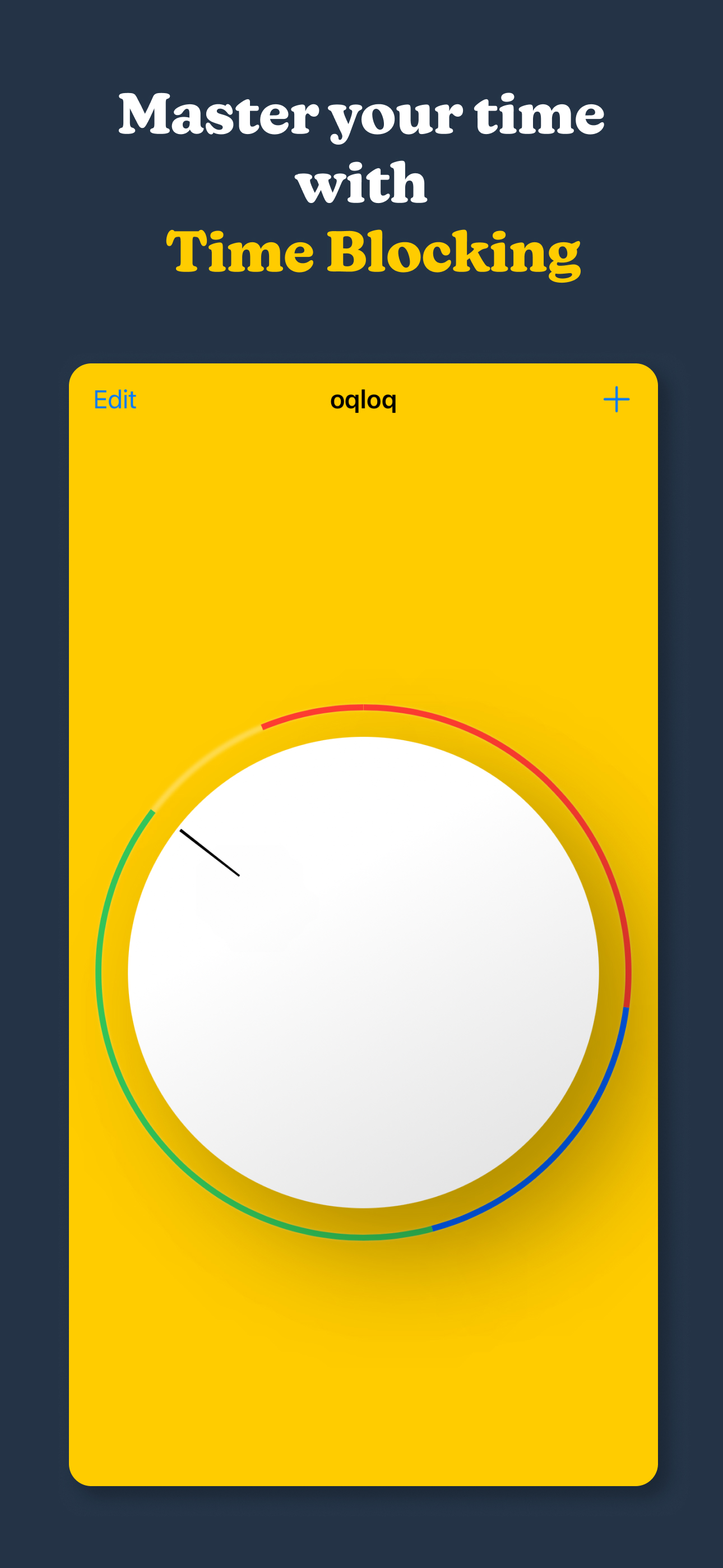oqloq - 24 Hour Routine Clock