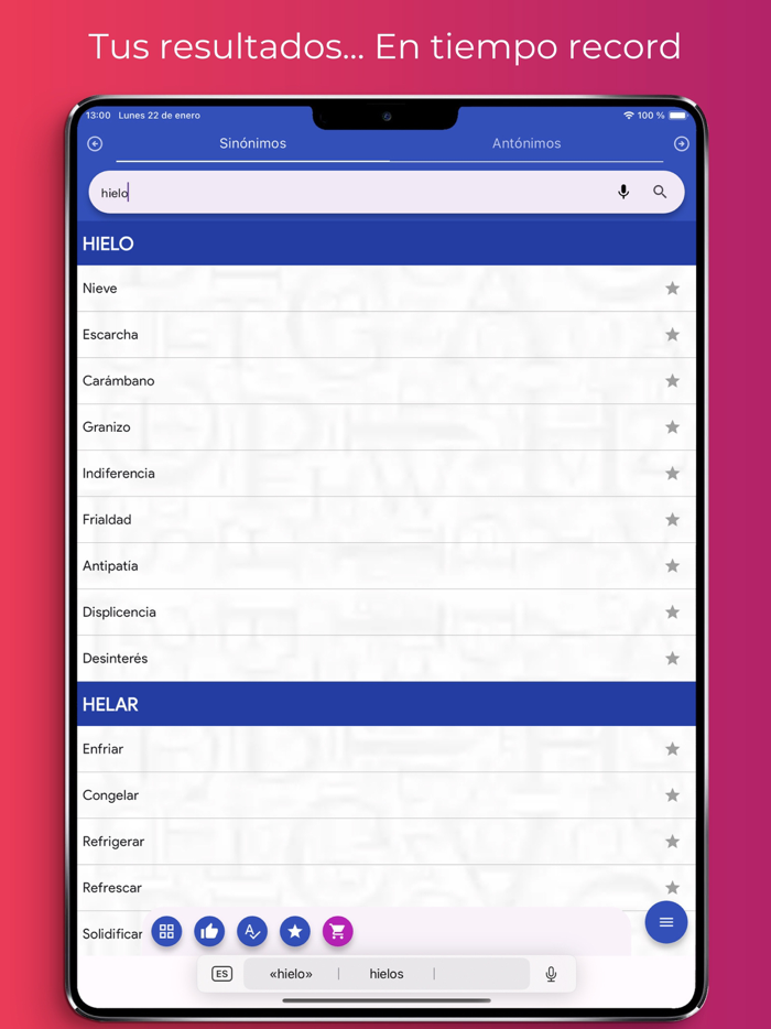 Sinónimos y Antónimos Offline