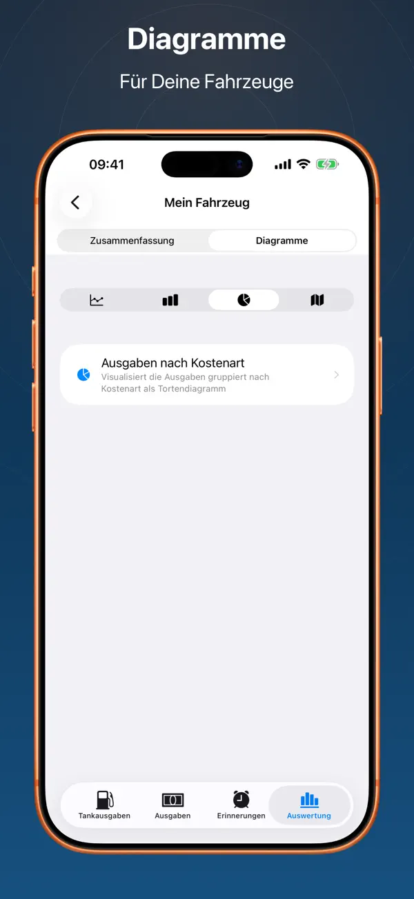 FuelMe - Tankbuch iPhone App Screenshot 5 – Produktivität