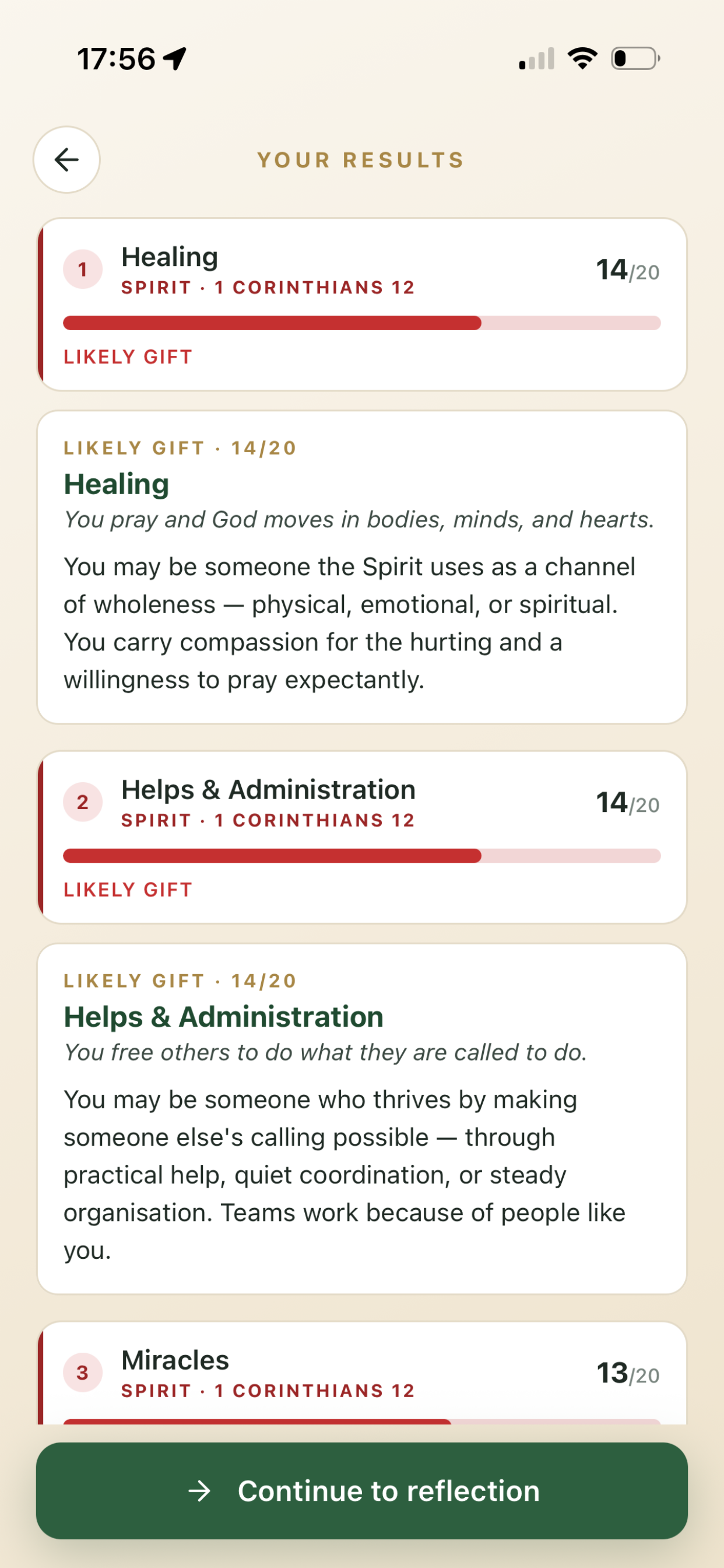 Spiritual Gifts Assessment screenshot 8