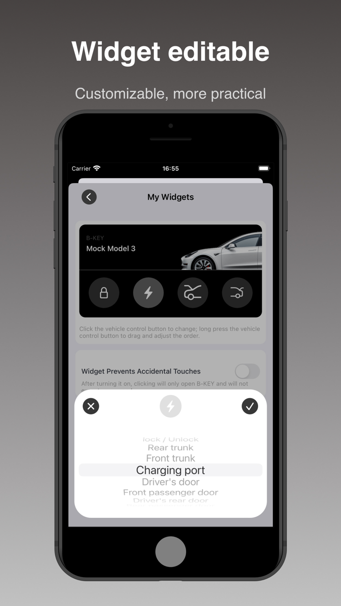 B-KEY for Tesla Watch key