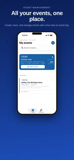Scanvite screenshot 1