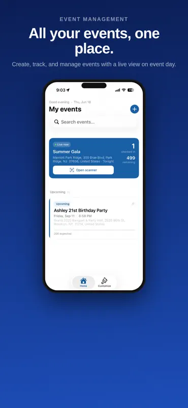 Scanvite screenshot 1 of 5