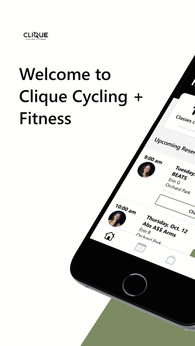 Clique Cycling + Fitness new iPhone screenshot 1 - Health & Fitness app