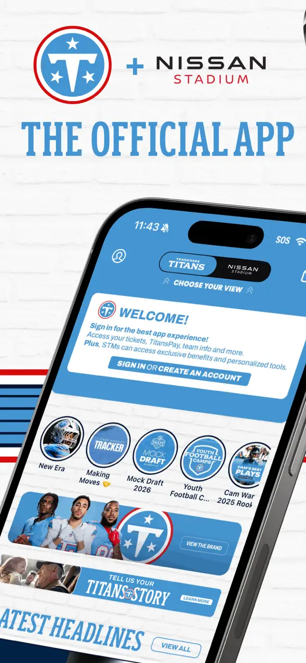 Screenshot #1 pour Titans + Nissan Stadium