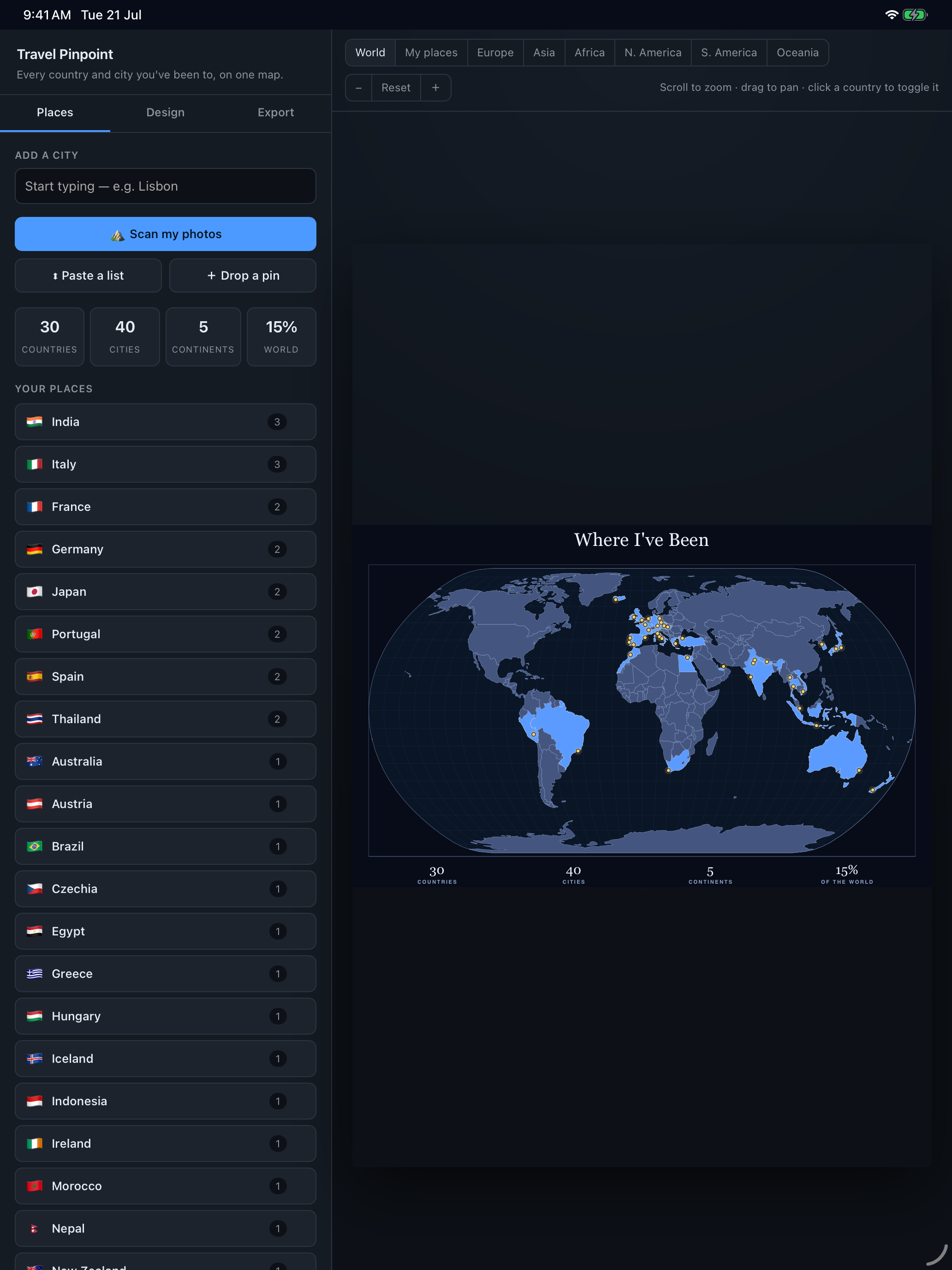 Travel Pinpoint screenshot 5