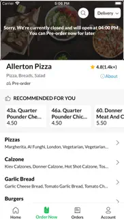 allerton pizza northallerton iphone screenshot 3
