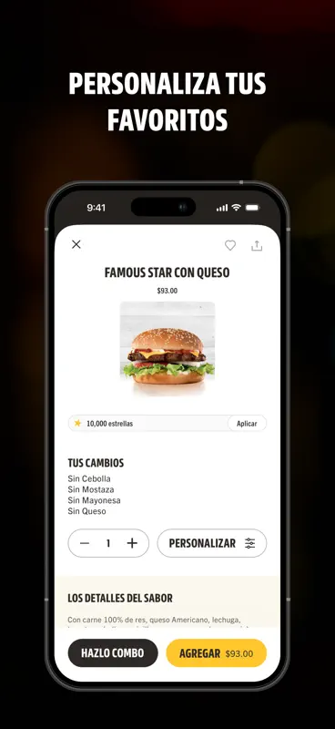 Carl’s Jr. México screenshot 4 of 5