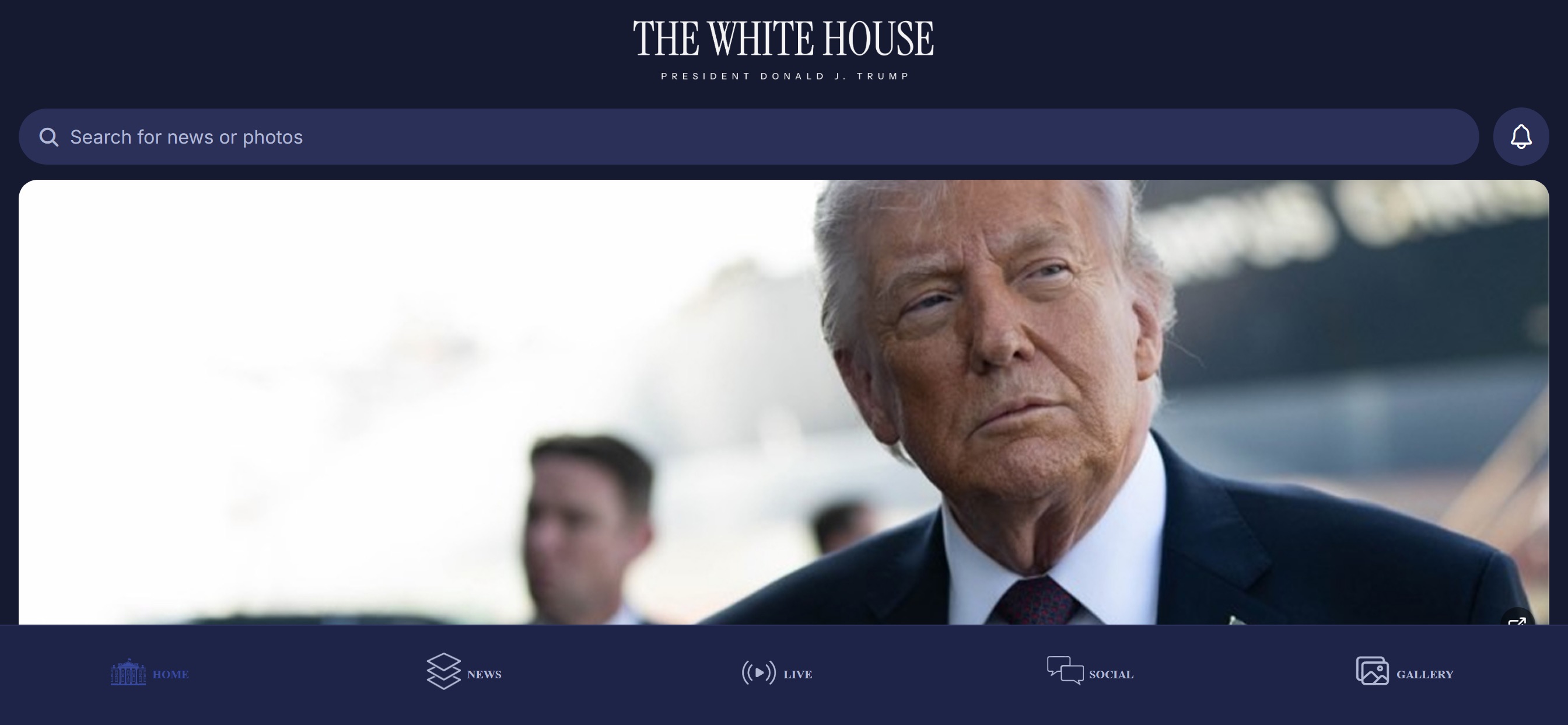 The White House screenshot