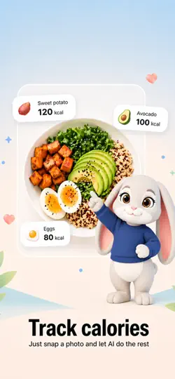 Скриншот Bunli: AI Calorie Tracker на iPhone 1