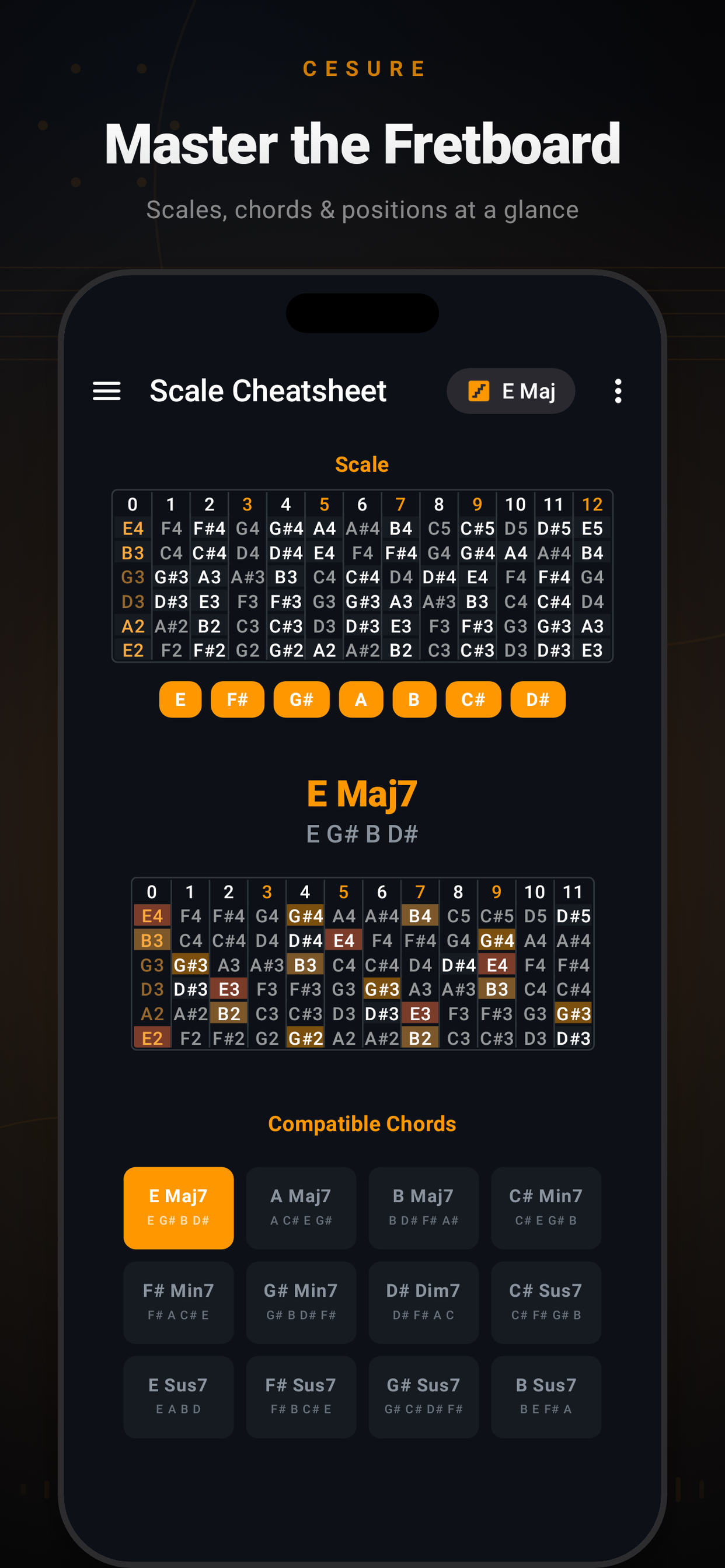 Cesure — Guitar Tab Editor screenshot 2