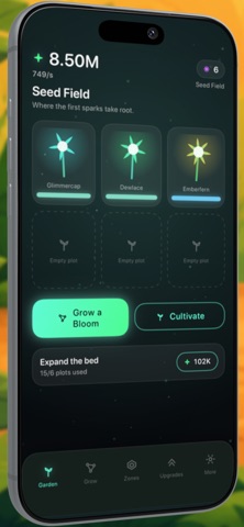 Luma Garden iPhone screenshot