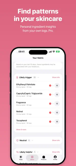 SkinLattice: Skincare Tracker screenshot 1