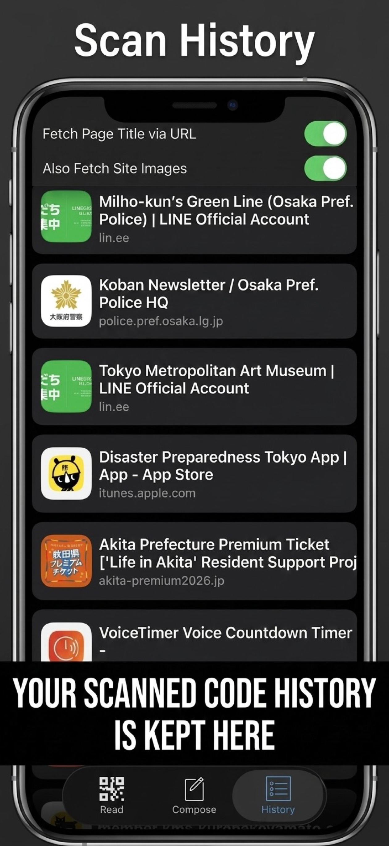 Universal QR-Scan&Create screenshot 2