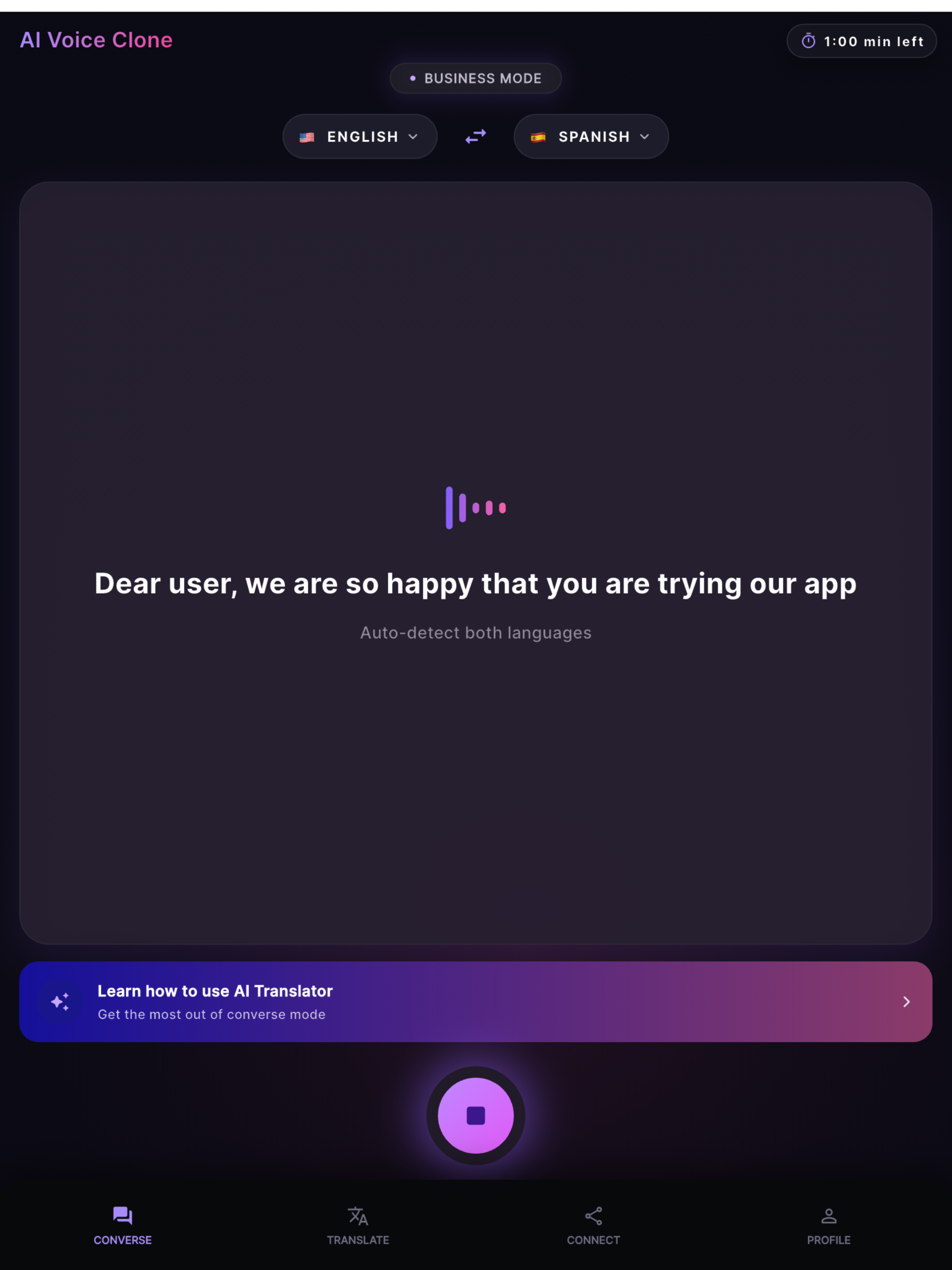 AI Voice Clone: Translator screenshot 6