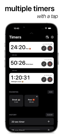 re:timer – a modern timer Screenshot 2 of 7