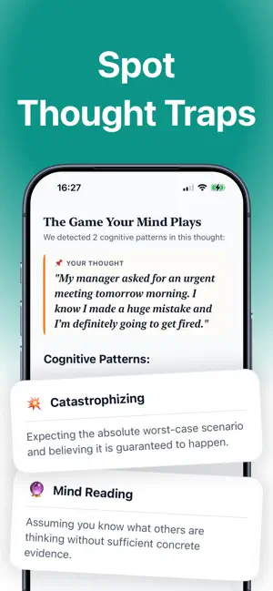 CBT Thought Diary - MindPivot screenshot 2