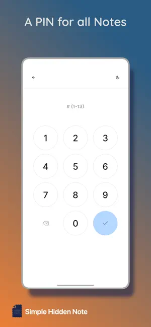 Simple Hidden Note screenshot 2