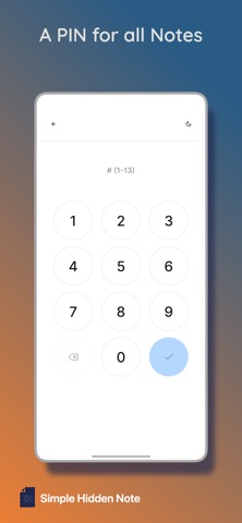 Simple Hidden Note Screenshot 2 of 6