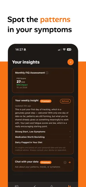 Fibro: Fibromyalgia Tracker screenshot 4