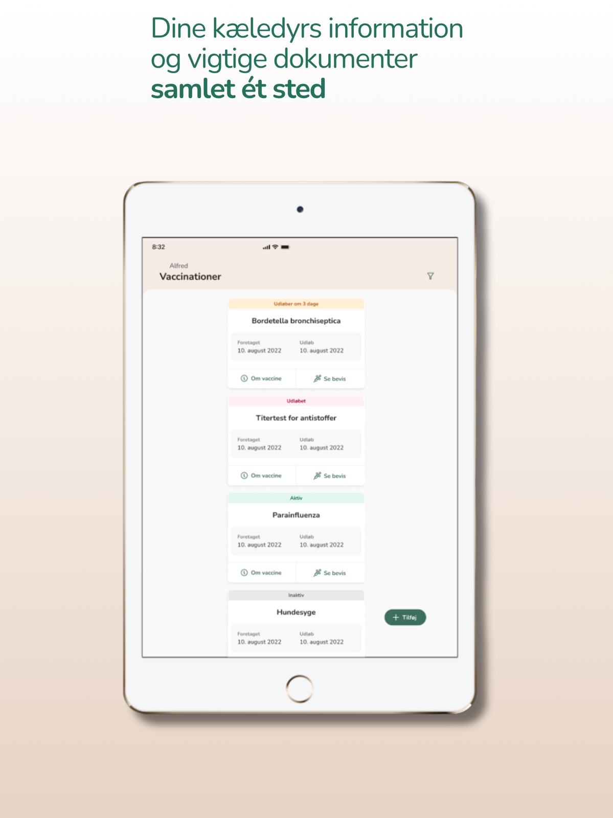 Fauna den digitale sundhedsbog ipad screenshot 3