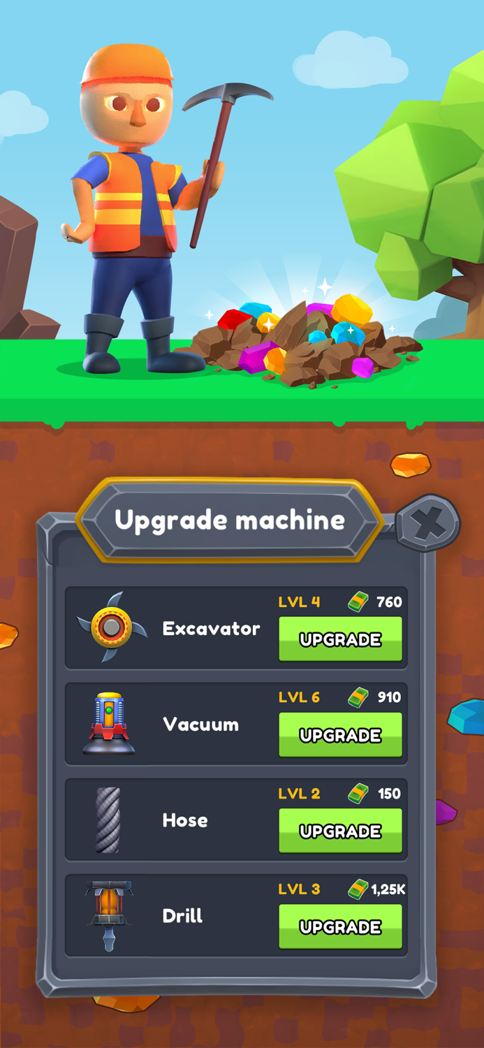 Gem Drill Quest Digging Deep