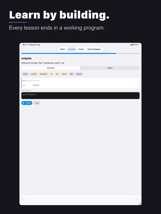 PyCraft — iPad Screenshot 2