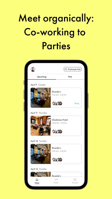 Worksimply - Meet new people Screenshot