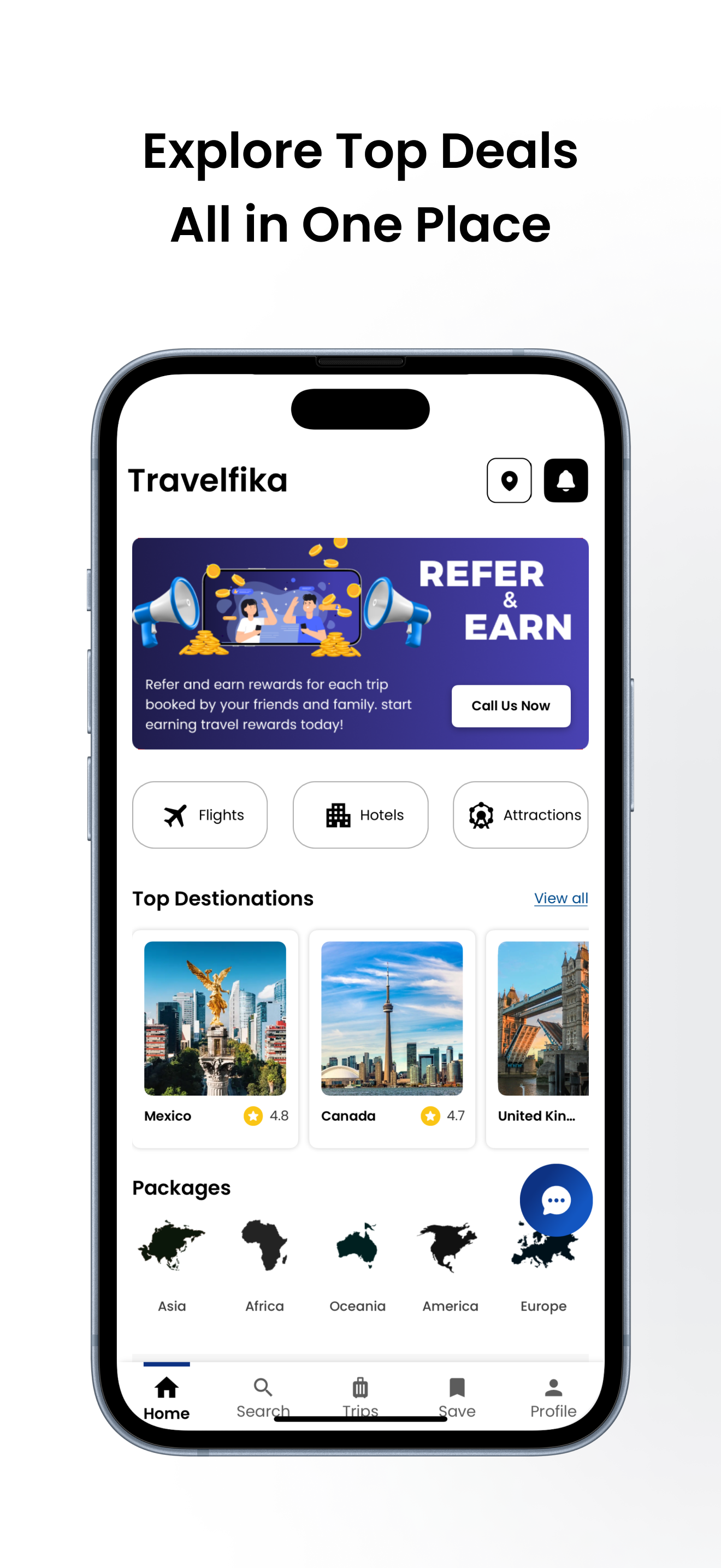Travelfika: Hotels, Flights