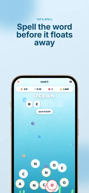 Word Ocean: Spell & Pop screenshot 3