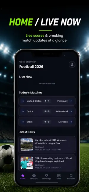 Football: Live Score & Matches screenshot 2