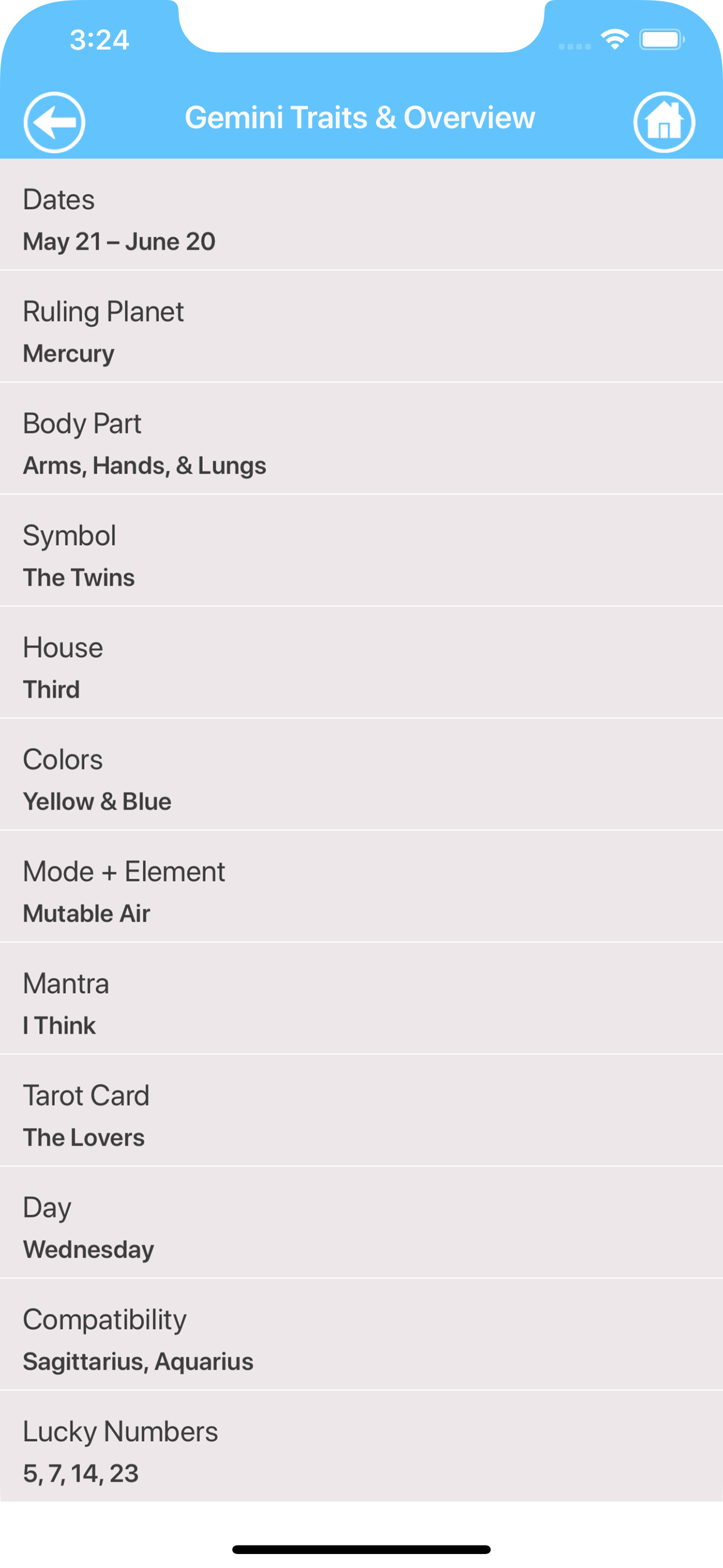 Learn Zodiac Signs screenshot 3