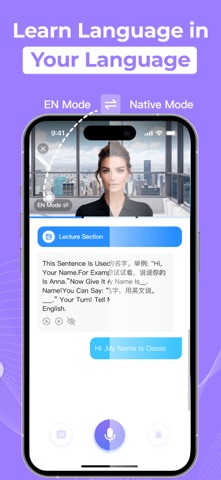 Talkora：Fun Language Learning iPhone screenshot