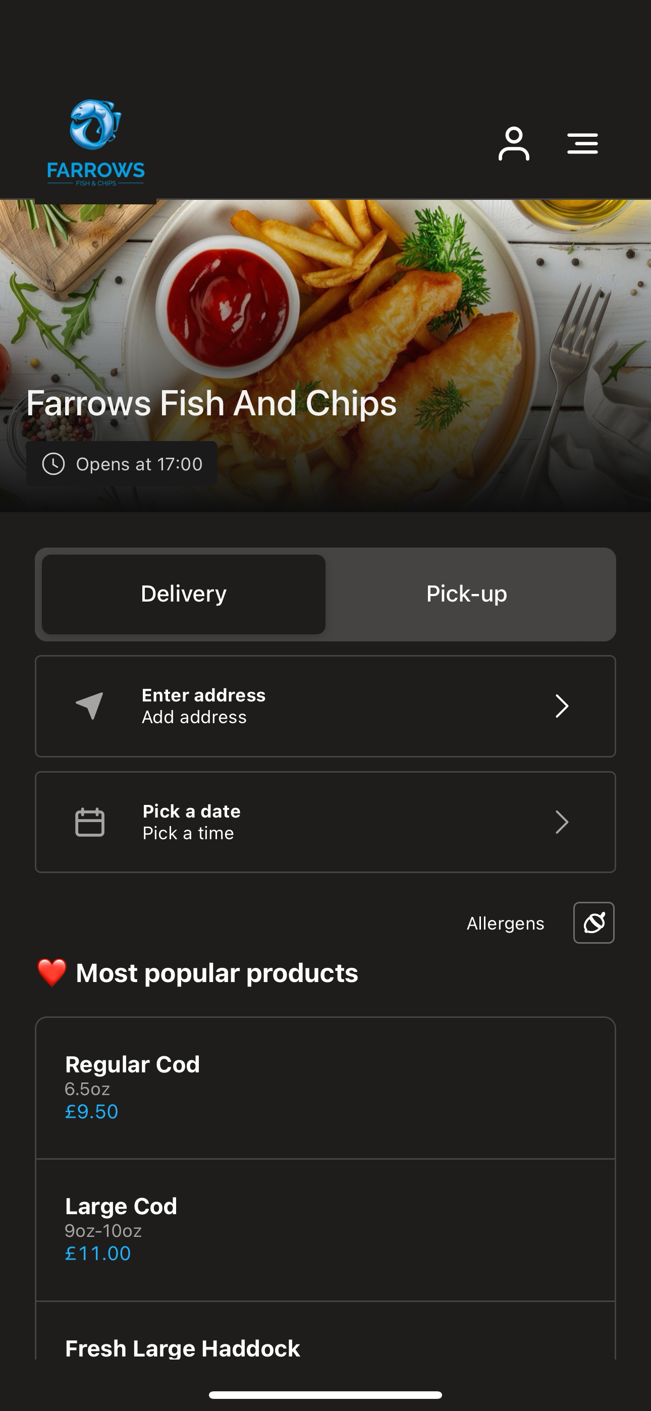 Farrows Fish And Chips