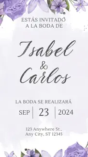invitaciones de boda . iphone capturas de pantalla 2