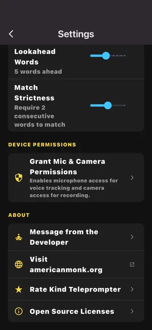 Kind Teleprompter screenshot 2