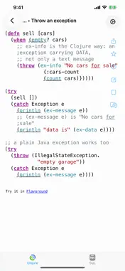 Clojure Recipes screenshot 3
