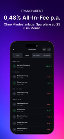 quirion – digitale Geldanlage screenshot