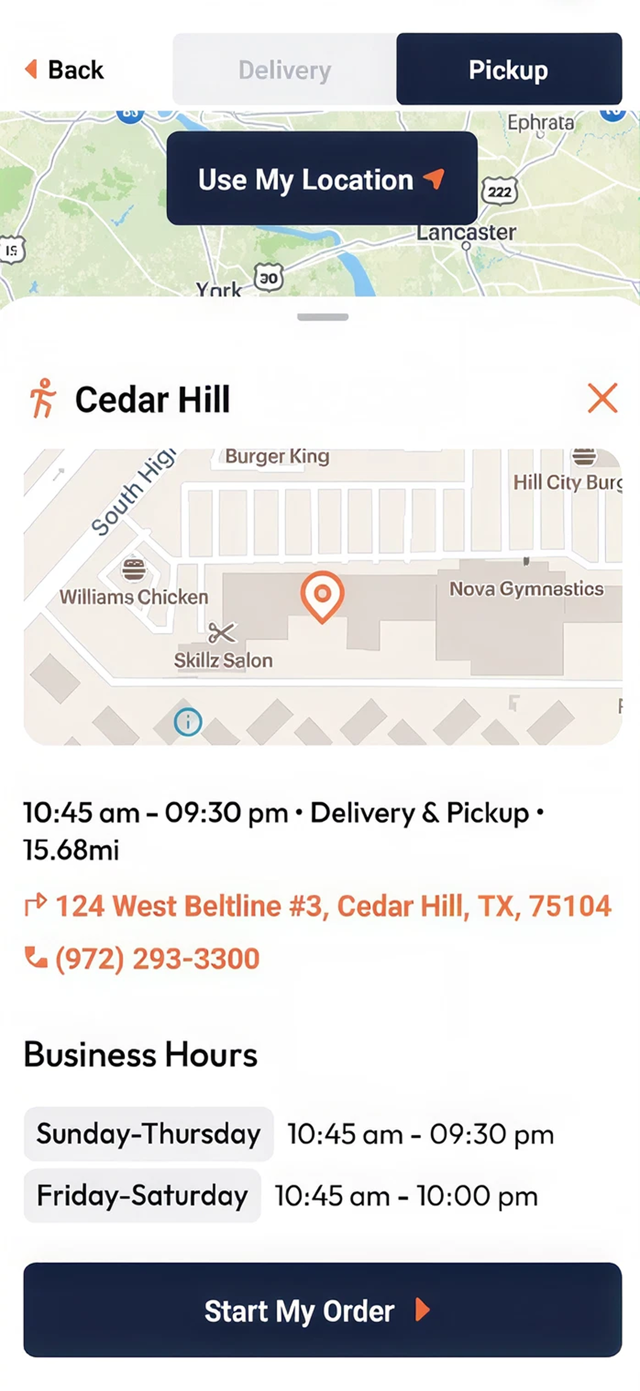 Cotton Patch Cafe Ordering screenshot 3