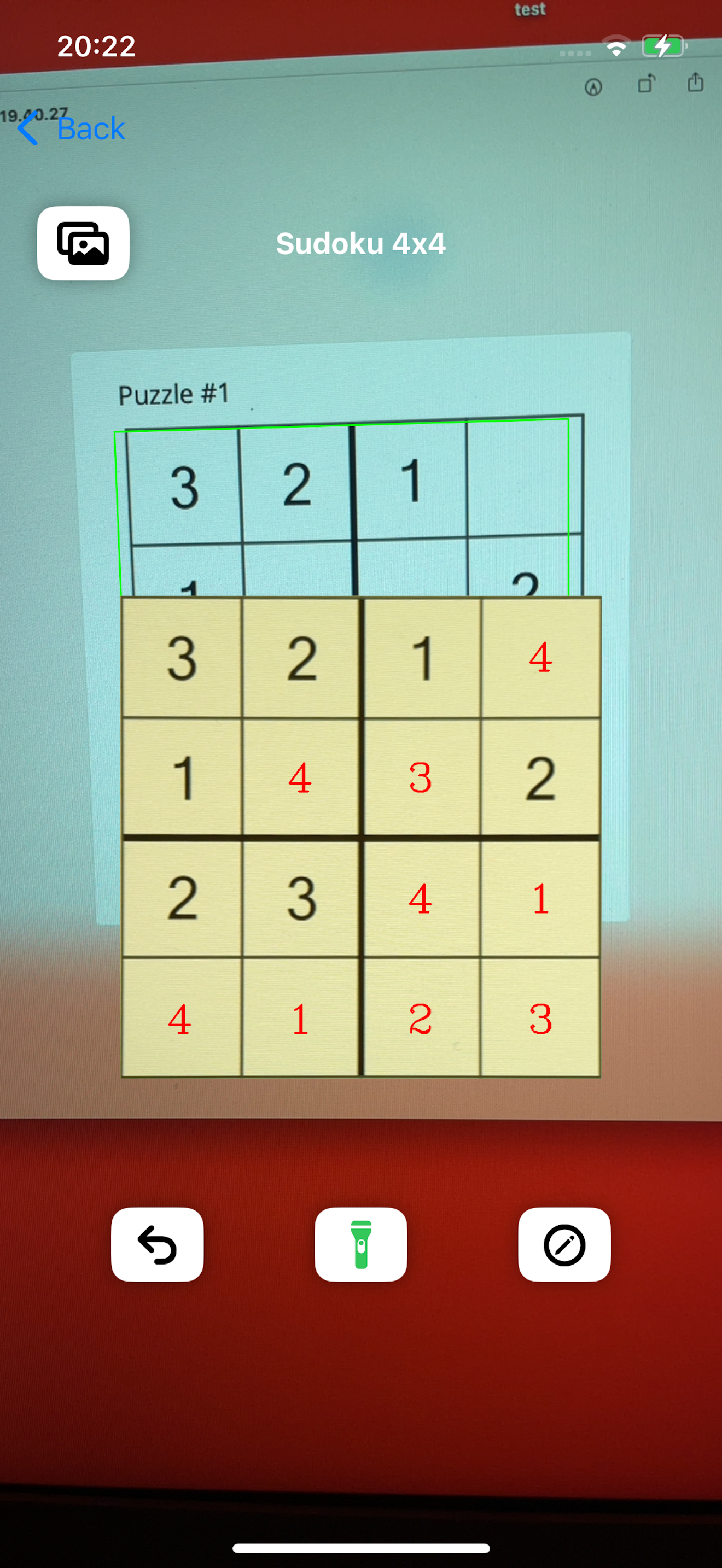 Sudoku Snap Solver
