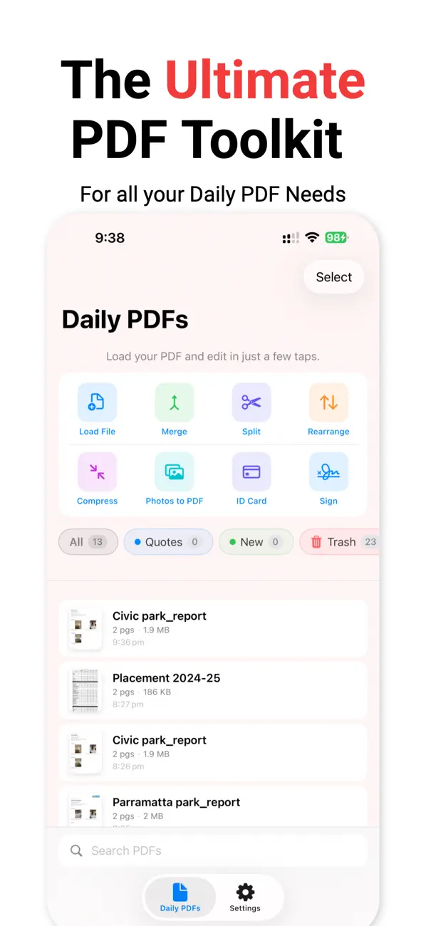 Screenshot #1 pour Daily PDF