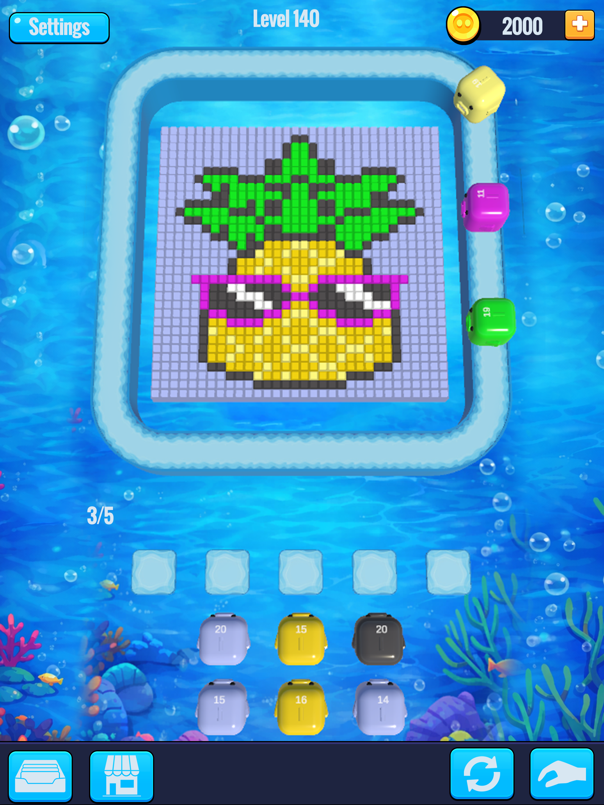 Flow Color Block: Pixel Game screenshot 15